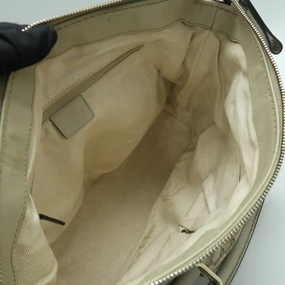 GUCCI Sukey Brown Cloth Satchel 389-030725 - Picture 10 of 12